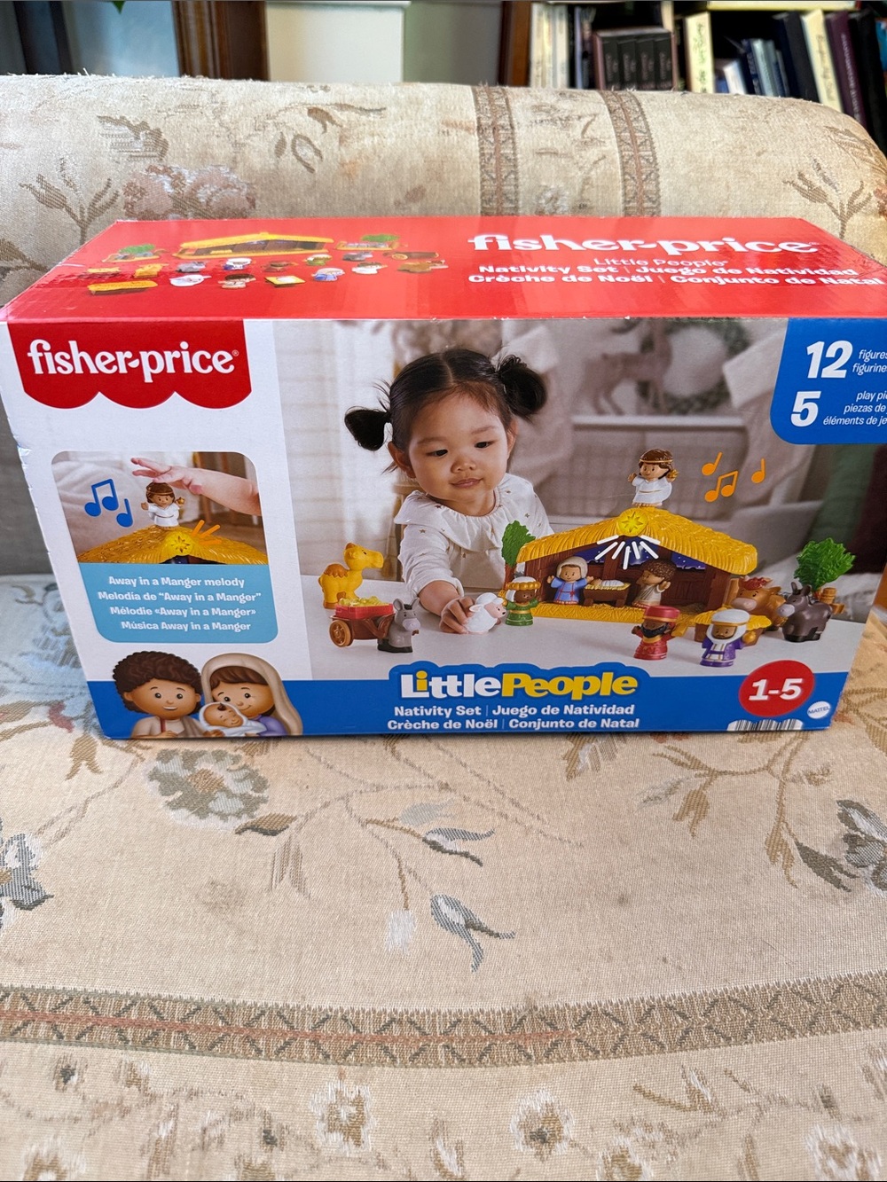 Fisher-Price Little People Toy Nativity Set Music Lights NEW